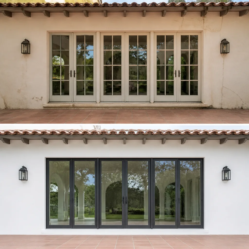 3-Panel Sliding (3-Lite Roller) Windows