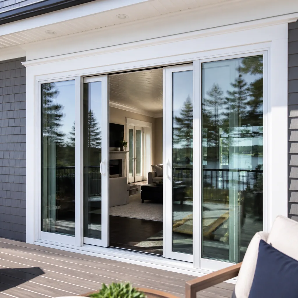 Sliding glass doors